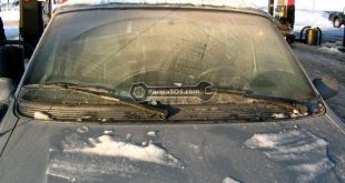 آلودگی روی شیشه خودرو